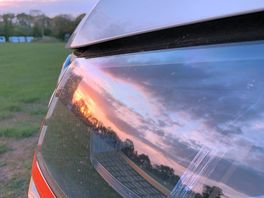 Headlight sunset