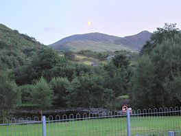 Moel hebog to right of image