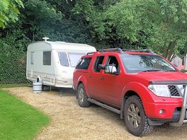 Plenty of room between each pitch and the water point was just behind our caravan so not far to walk