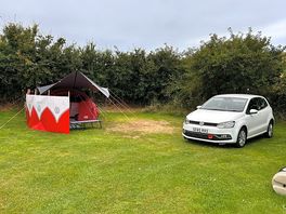 Our spacious pitch