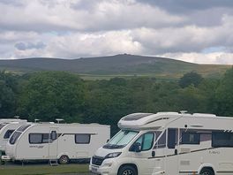 View from our caravan