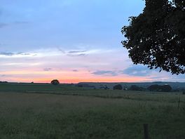 Evening view from one side of the campsite