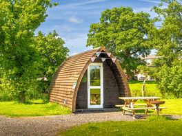 Camping pod exterior