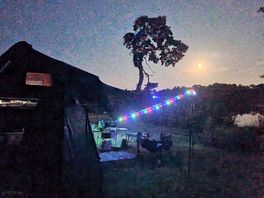 Pitch at night
