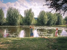 Uitzicht op Westerwoldse AA om te vissen