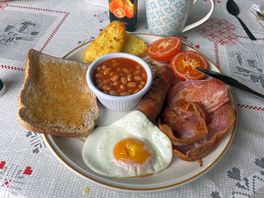 Gorgeous breakfast at trerise farm