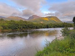 The view from ben nevis holiday park resort. july 2025