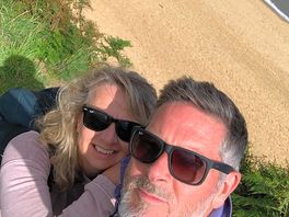 Happy campers at covehithe beach, sensational!