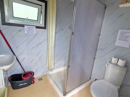 Shower after cleaning