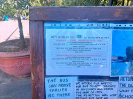 Bus time table from the site to florence and florence back to the site