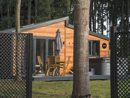 Seven with decking and hot tub