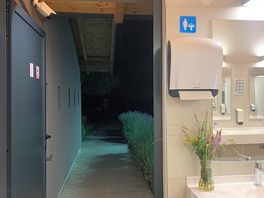 The bathroom
