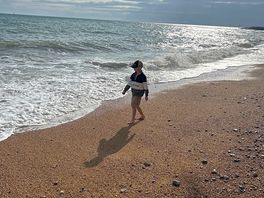 Beach between west bay and freshwater