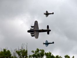 Pic taken on campsite,the aviation heritage centre next door event .