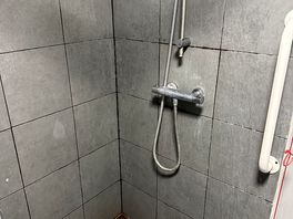 Leaves in shower drain