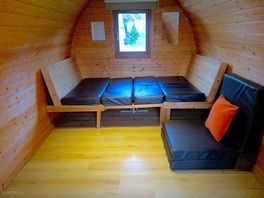 Inside of pod as i left it when leaving.