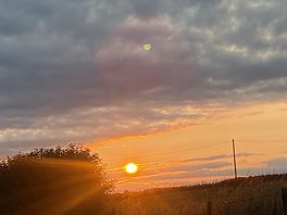 Sunset on the campsite