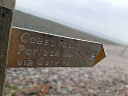 Take the coast path back to porlock weir