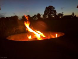 Firepit on a lovely evening