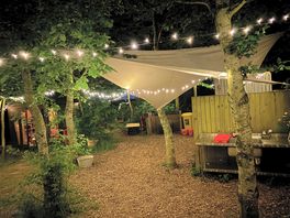 Toilet and shower facilities - well lit at night!
