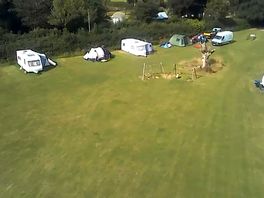 Facing roughly north, the entrance to the site is in the top right of this image