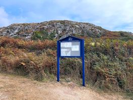 The infamous noticeboard where you find details of your pitch on arrival