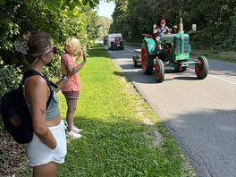 Exploring the local area.