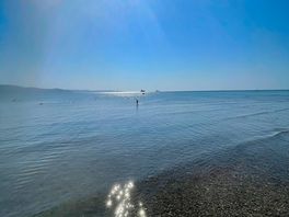 The beach