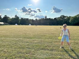 Bat and ball in the sun