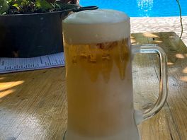 Cold beer at €2.50