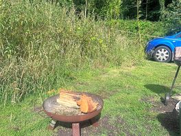 Fireplace included