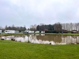 Our pitch and the pond