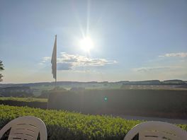 View from the restaurant terrace.