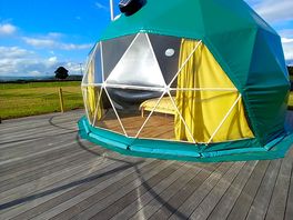 Spacious deck area