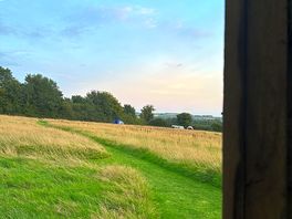 View from the washing up shed.