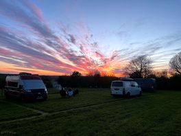 Beautiful sunset after an amazing day.