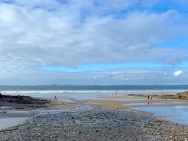 Little haven beach approx 2.5 miles away.