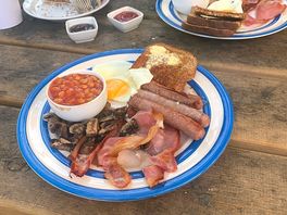 Lush cooked breakfast