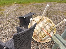 Outdoor seating area