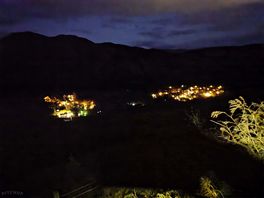 A 5,am start, looking down at the camp site