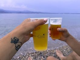 Take away beer from the restaurant