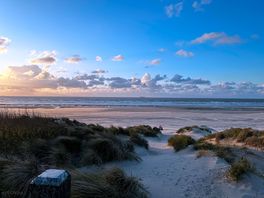 The beach.