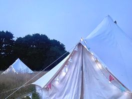 Twinkly lights add a lovely touch.