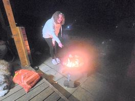 Firepit and marshmallows