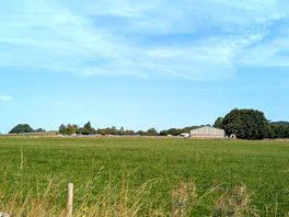 View back to the campsite from the road