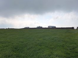 Our van up on the hill