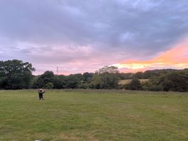 Lovely location and evening views