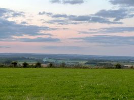 View from the fields