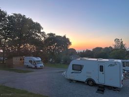 View from upper campsite