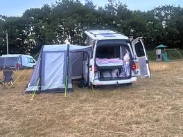Our van set up. relaxed spacing and plenty of room